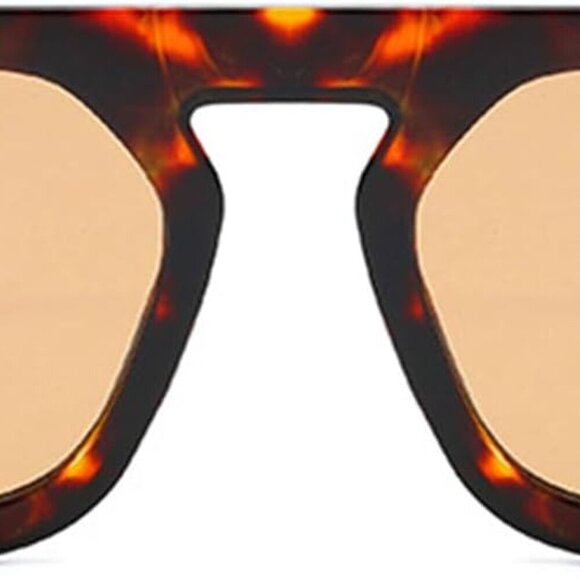 Accessories - Hexagon Sunglasses Women Men Retro Square Flat Top UV400 Protection Shades